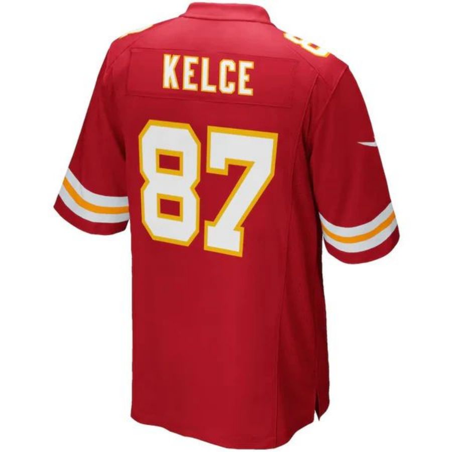 KC.Chiefs #87 Travis Kelce Player Red Game Jersey Stitched American Football Jerseys football jersey product view 1