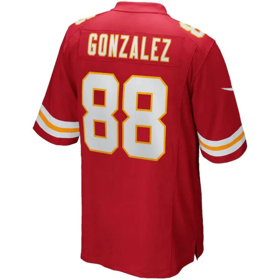 KC.Chiefs #88 Tony Gonzalez Player Red Home Game Football Jerseys football jersey product view 1