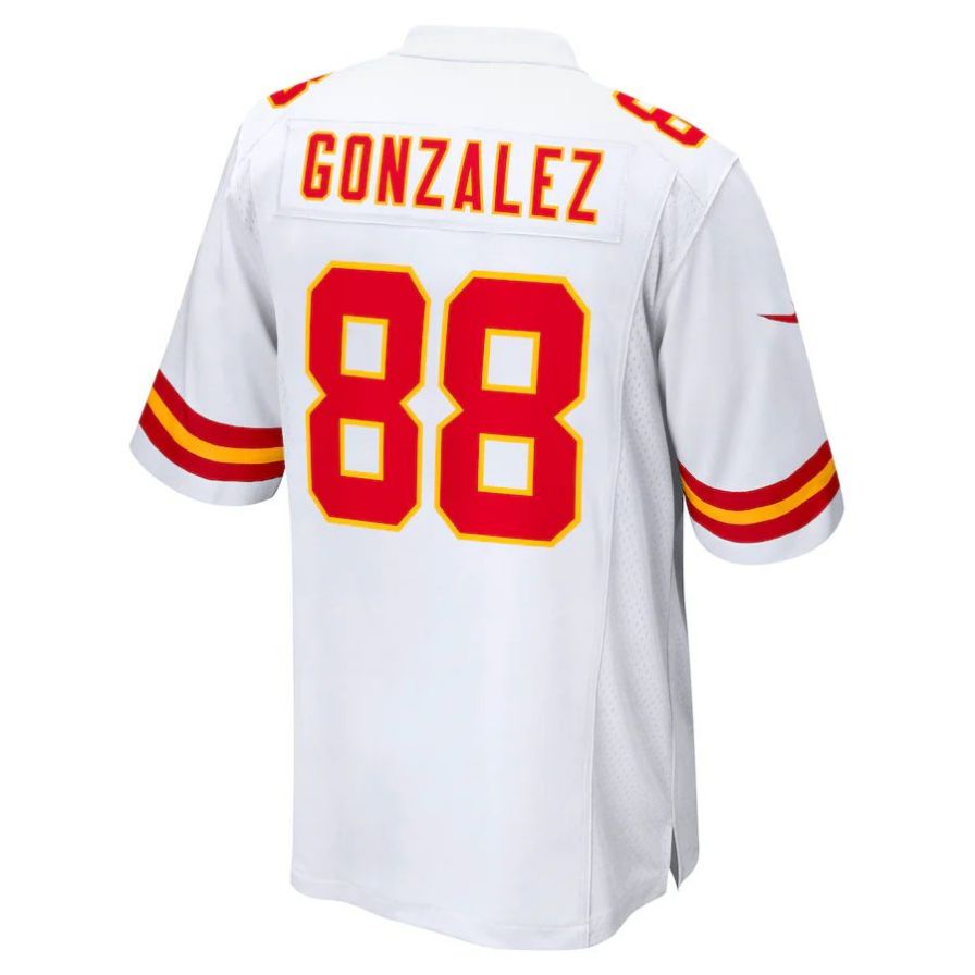 KC.Chiefs #88 Tony Gonzalez Player White Home Game Football Jerseys football jersey product view 1