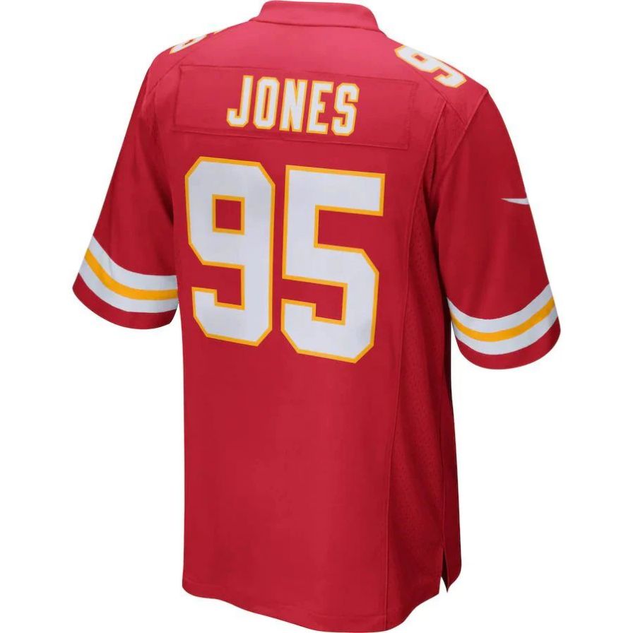 KC.Chiefs #95 Chris Jones Player Red Home Game Football Jerseys football jersey product view 1