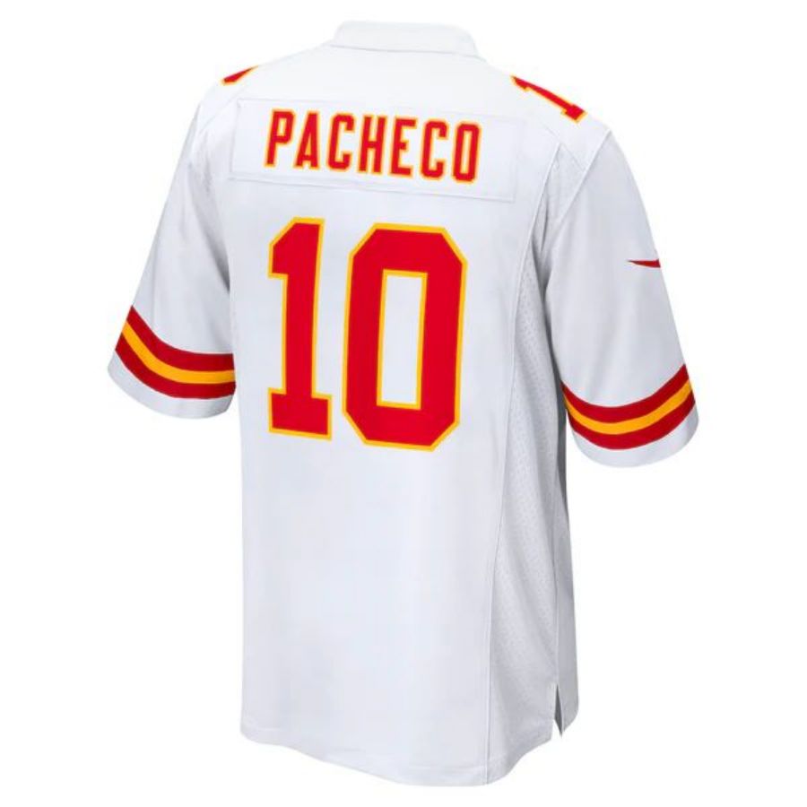 KC.Chiefs #10 Isiah Pacheco Player White Stitched Home Game Football Jerseys football jersey product view 1