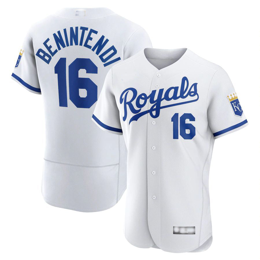 Kansas City Royals #16 Andrew Benintendi White 2022 Home Authentic Player Jersey Baseball Jerseys baseball jersey product view 1