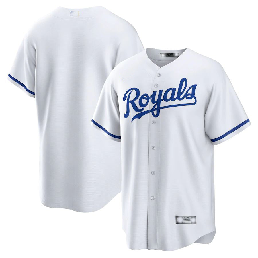 Kansas City Royals White Home Blank Replica Jersey Baseball Jerseys baseball jersey product view 1