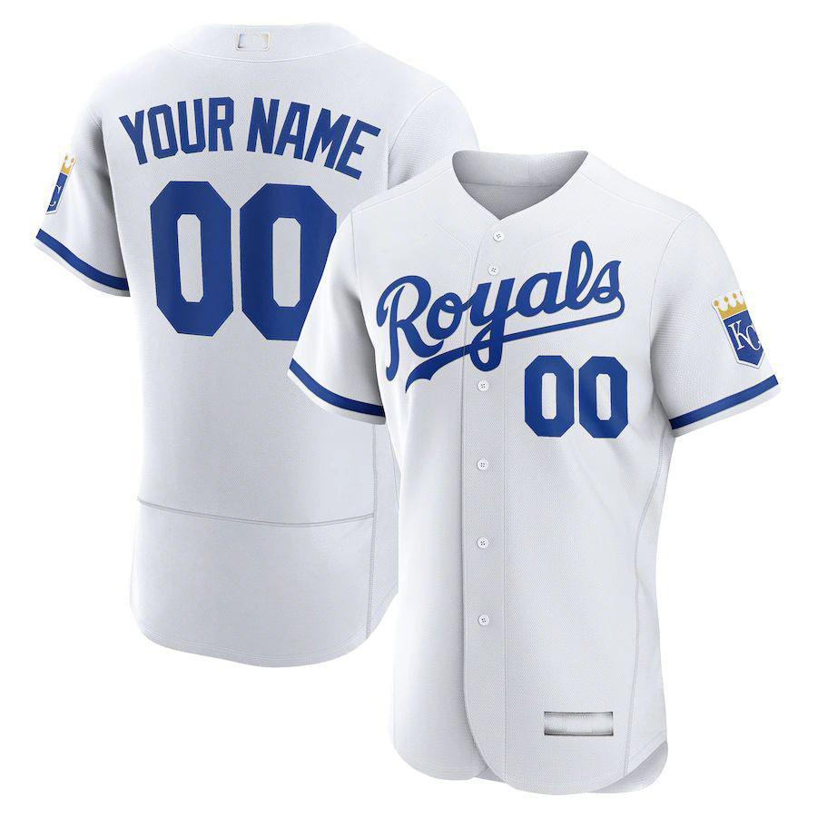 Custom Kansas City White Official Authentic Custom Jersey Baseball Jerseys baseball jersey product view 1