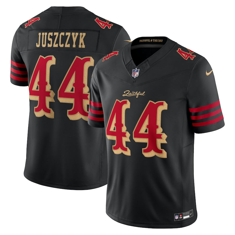 Kyle Juszczyk San Francisco 49ers 2025 Rivalries Collection Jersey - Black football jersey product view 1
