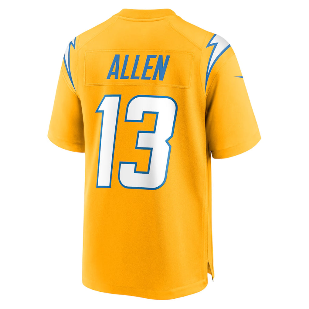 LA.Chargers #13 Keenan Allen Player Gold Home Game Football Jerseys football jersey product view 1
