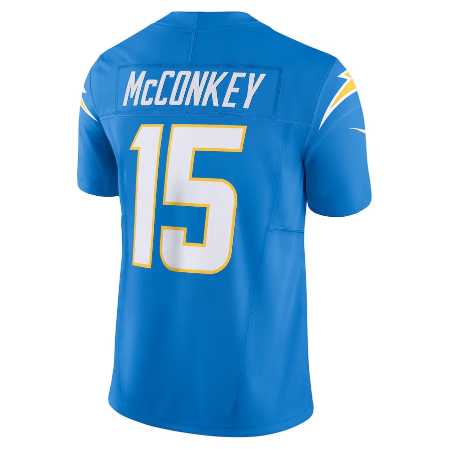 LA.Chargers #15 Ladd McConkey Player Powder Blue Team Vapor F.U.S.E. Limited Stitched American Football Jerseys football jersey product view 1