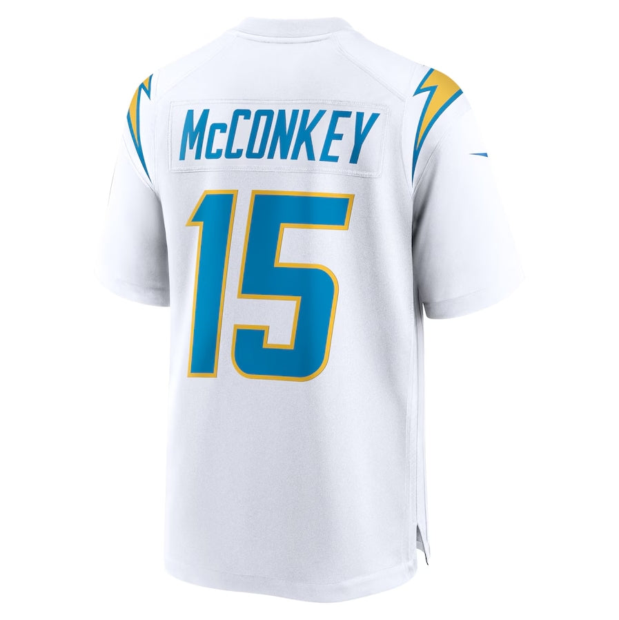 LA.Chargers #15 Ladd McConkey Player White Game Stitched American Football Jerseys football jersey product view 1