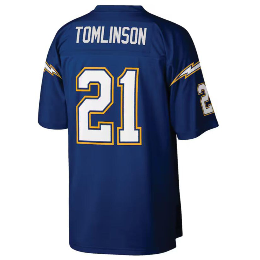 #21 LaDainian Tomlinson Player LA.Chargers Navy Retired Legacy Replica Football Jerseys football jersey product view 1