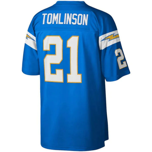 #21 LaDainian Tomlinson Player LA.Chargers Powder Blue Legacy Replica Football Jerseys football jersey product view 1