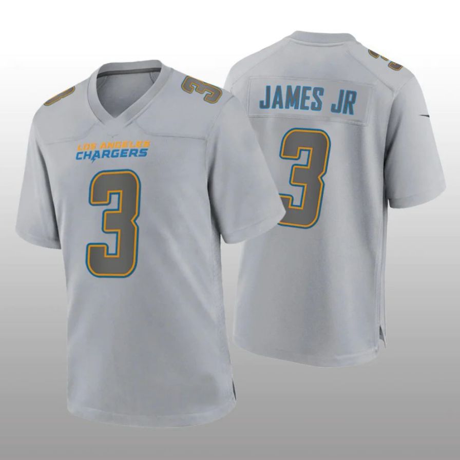 #3 Derwin James Jr. Player LA.Chargers Gray Game Football Jerseys football jersey product view 1