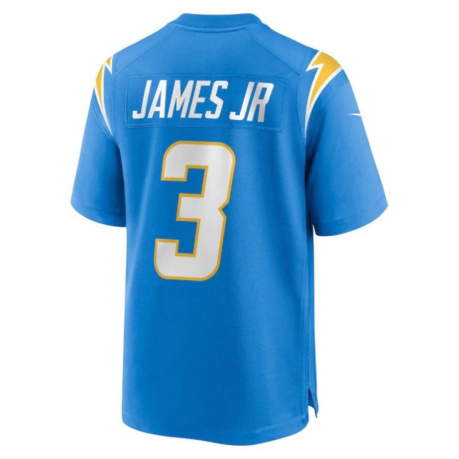 #3 Derwin James Jr. Player LA.Chargers Blue Game Football Jerseys football jersey product view 1