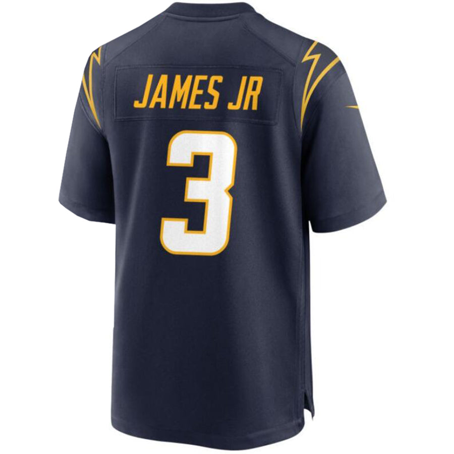 #3 Derwin James JR Player LA.Chargers Navy Game Football Jerseys football jersey product view 1
