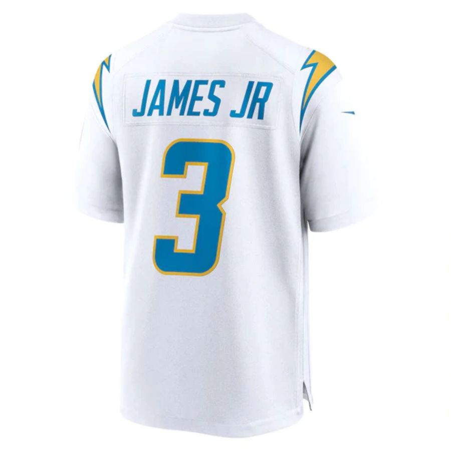 #3 Derwin James JR Player LA.Chargers White Game Football Jerseys football jersey product view 1