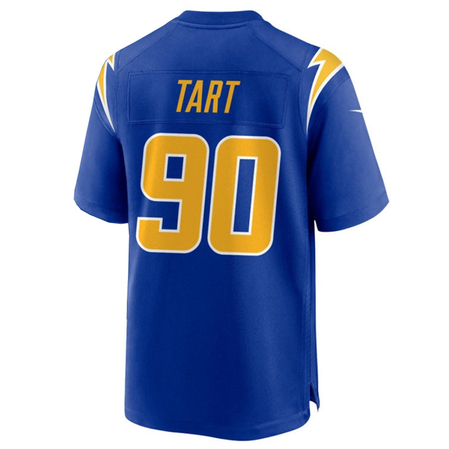 LA.Chargers #90 Teair Tart Player Royal Home Game Football Jerseys football jersey product view 1