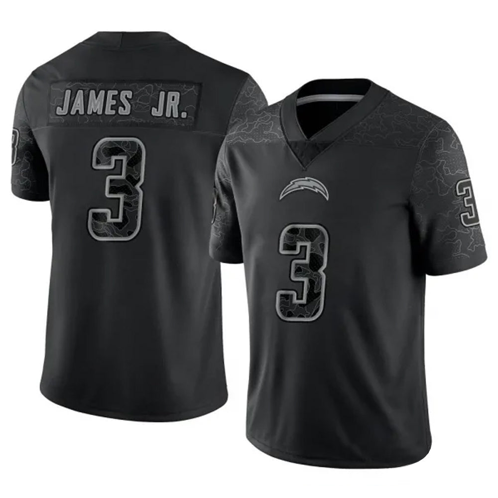 H.Texans #3 Tank Dell Player Black RFLCTV Limited Football Jerseys football jersey product view 1