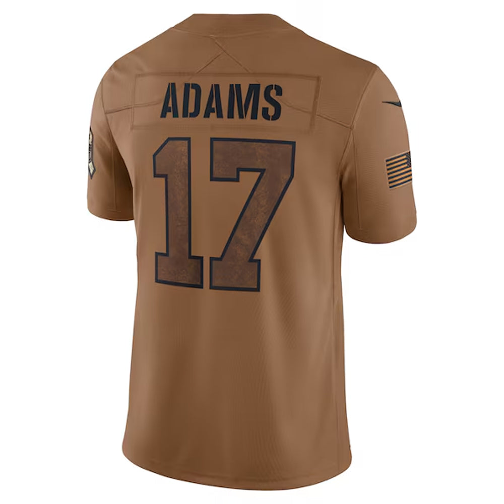 LA.Rams #17 Davante Adams Player Brown Salute To Service Limited Football Jerseys football jersey product view 1