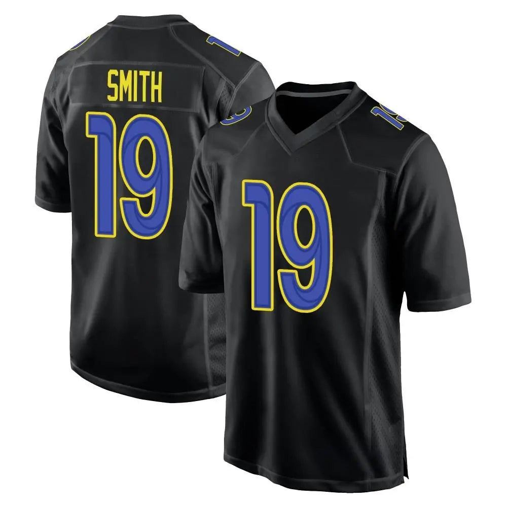 LA.Rams #19 Xavier Smith Player Limited Black Impact Football Jerseys football jersey product view 1