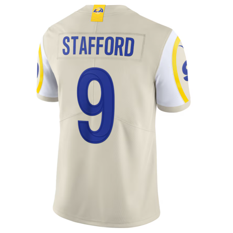 #9 Matthew Stafford Player LA.Rams Bone Vapor Limited American Stitched Football Jerseys football jersey product view 1