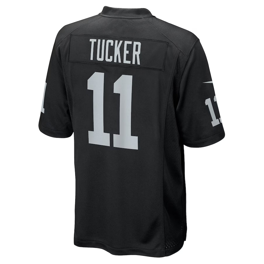 LV.Raiders #11 Tre Tucker Player Black Team Game Stitched American Football Jerseys football jersey product view 1