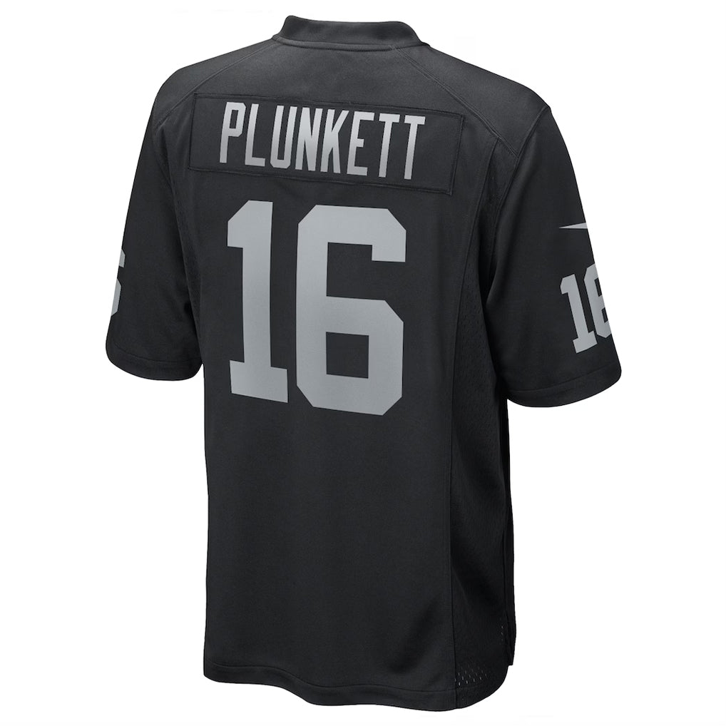 LV.Raiders #16 Jim Plunkett Player Black Home Game Football Jerseys football jersey product view 1
