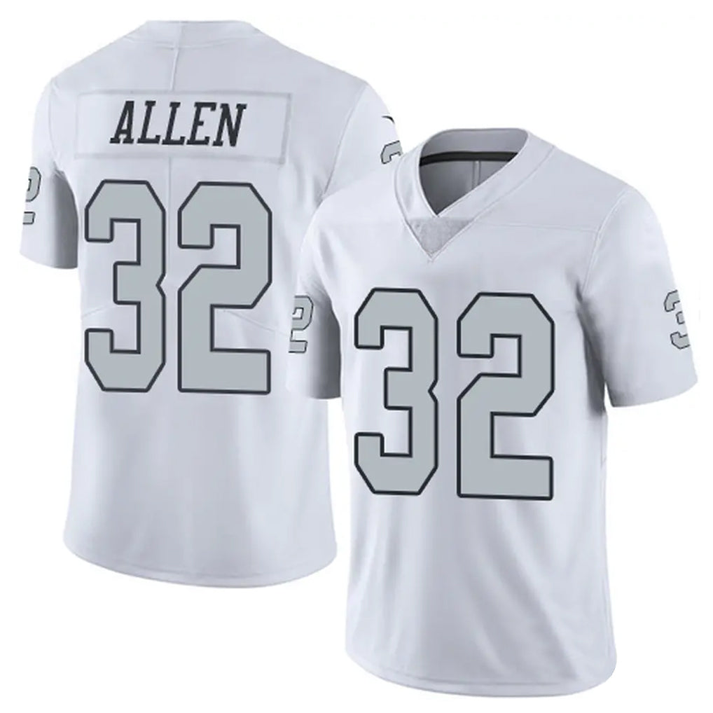 LV.Raiders #32 Marcus Allen Player White Alternate Vapor Limited Football Jerseys football jersey product view 1