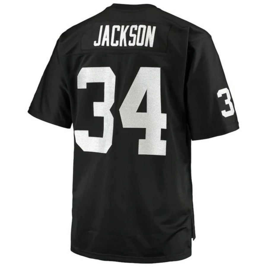 #34 Bo Jackson Player LV.Raiders Black 1988 Retired Replica Jersey Stitched American Football Jerseys football jersey product view 1