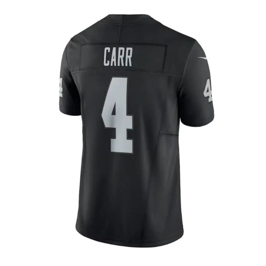 #4 Derek Carr Player LV.Raiders Black Vapor F.U.S.E. Limited Football Jerseys football jersey product view 1