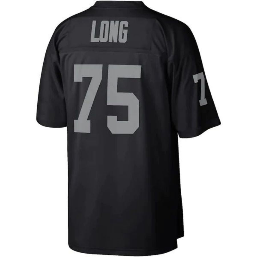 #75 Howie Long Player LV.Raiders Black Legacy Replica Football Jerseys football jersey product view 1