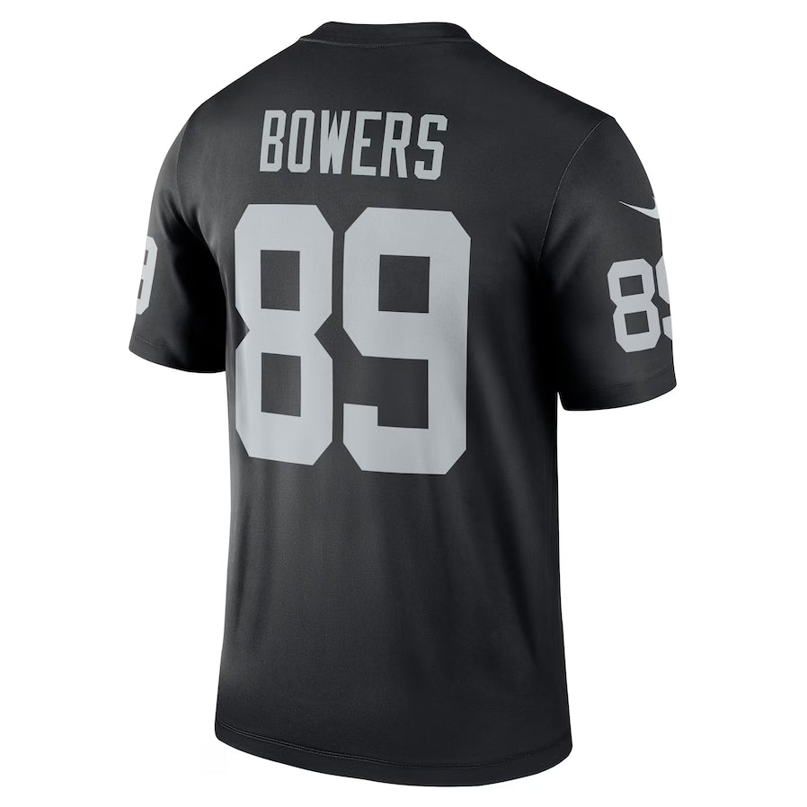 LV.Raiders #89 Brock Bowers Player Black Team Legend Stitched American Football Jerseys football jersey product view 1
