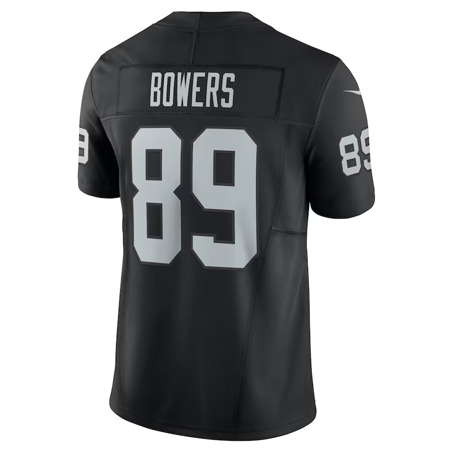 LV.Raiders #89 Brock Bowers Player Black Vapor F.U.S.E. Limited American Football Jerseys football jersey product view 1