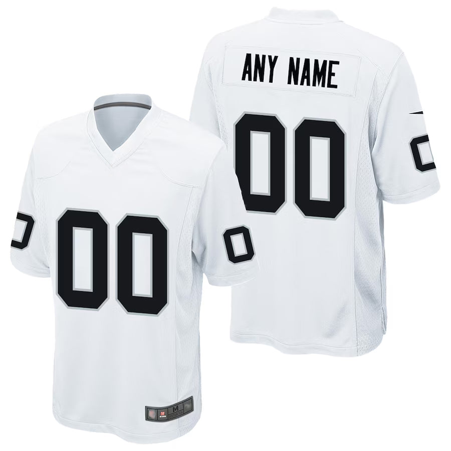 LV.Raiders Road Game Football Jerseys - White - Custom football jersey product view 1