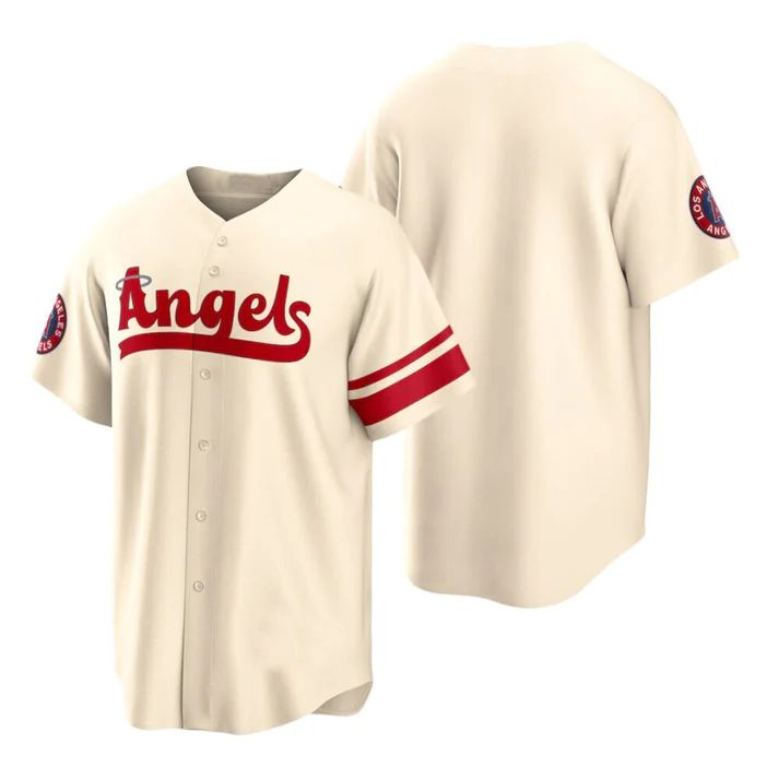 Los Angeles Angels 2022 City Connect Jersey Baseball Jerseys baseball jersey product view 1
