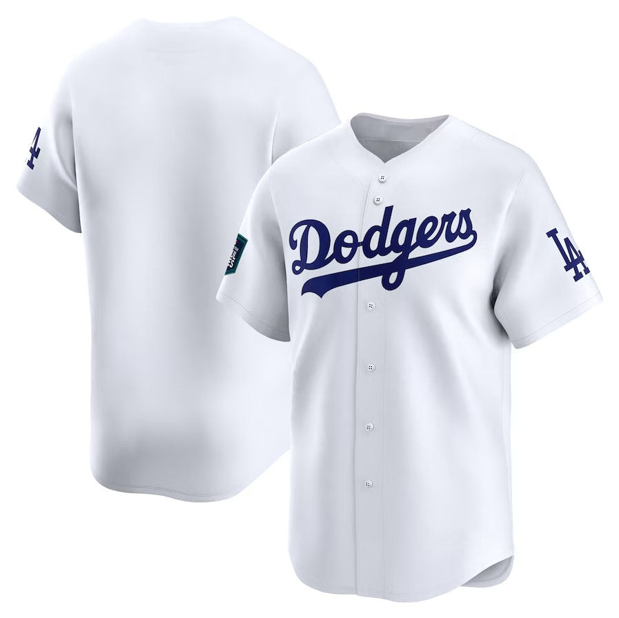 Los Angeles Dodgers 2024 World Tour Seoul Series Home Limited Jersey ¨C White Stitches Baseball Jerseys baseball jersey product view 1