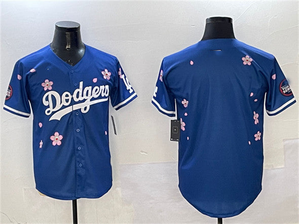 Los Angeles Dodgers Blank Royal 2025 Tokyo Series Limited Stitched Baseball Jersey baseball jersey product view 1