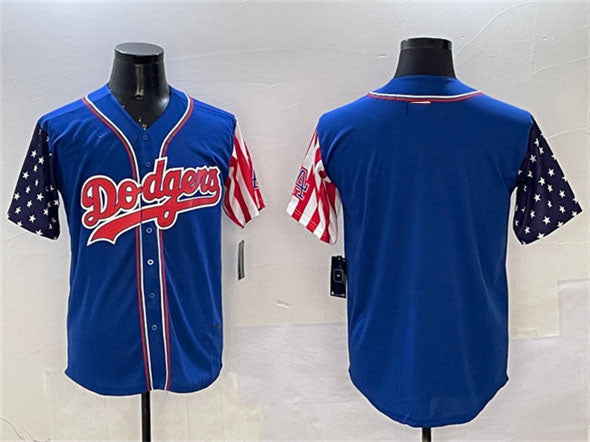 Los Angeles Dodgers Blank Royal Limited Stitched Baseball Jersey baseball jersey product view 1