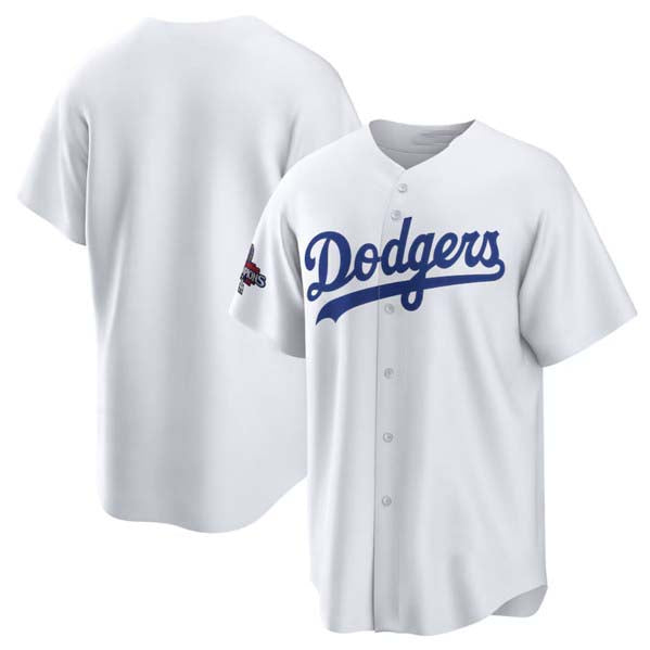 Los Angeles Dodgers Blank White 2024 World Series Champions Home Stitched Baseball Jersey baseball jersey product view 1