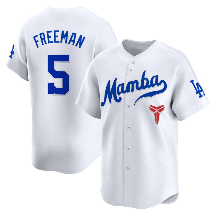 Los Angeles Dodgers #5 Freddie Freeman Mamba Vapor Premier Limited Jersey - All Stitched Baseball Jersey baseball jersey product view 1