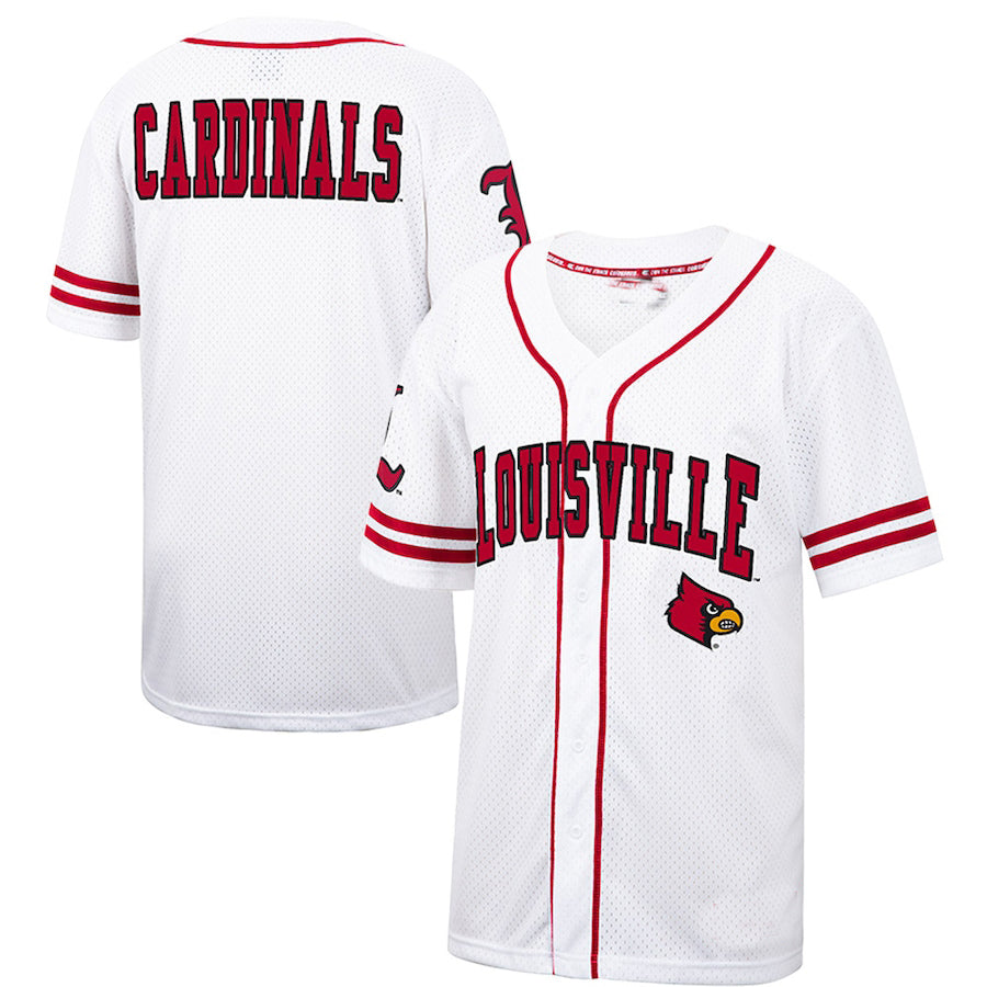 L.Cardinals Colosseum Free Spirited Baseball Jersey White Red Stitched American College Jerseys baseball jersey product view 1
