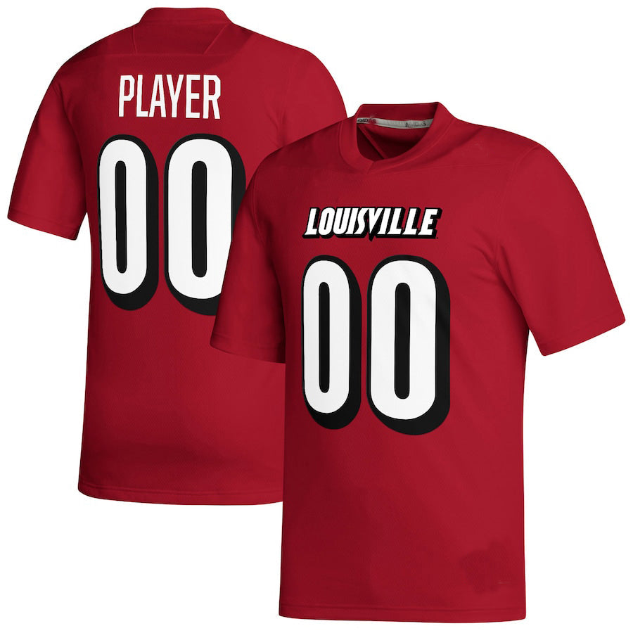 Custom L.Cardinals Pick-A-Player NIL Replica Football Jersey Red American Stitched College Jerseys football jersey product view 1