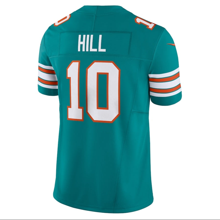 M.Dolphins #10 Tyreek Hill Player Aqua Vapor F.U.S.E. Limited Stitched American Football Jerseys football jersey product view 1