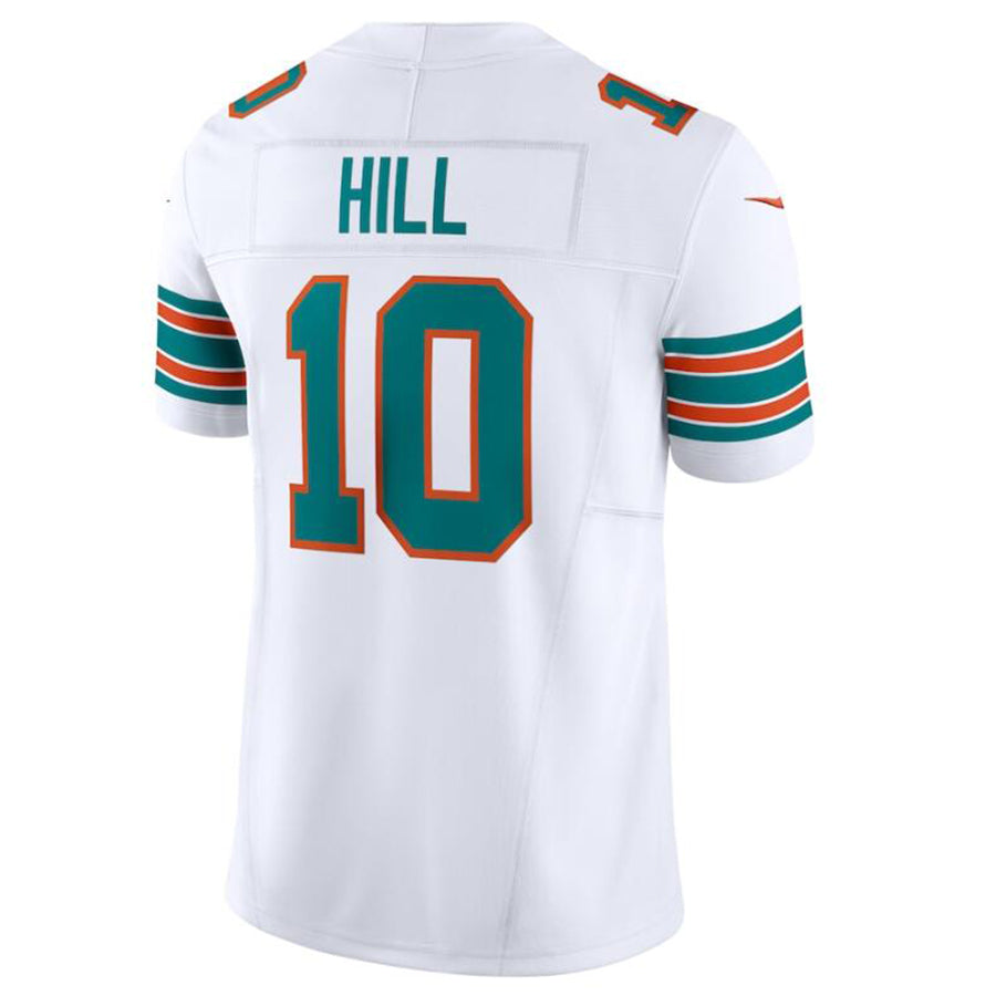 #10 Tyreek Hill Player M.Dolphins White Vapor F.U.S.E. Limited American Stitched Football Jerseys football jersey product view 1
