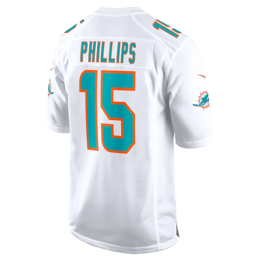 M.Dolphins #15 Jaelan Phillips Player White Game Stitched American Football Jerseys football jersey product view 1
