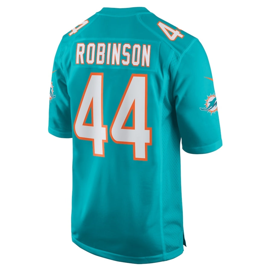 M.Dolphins #44 Chop Robinson Player Aqua Game Stitched American Football Jerseys football jersey product view 1