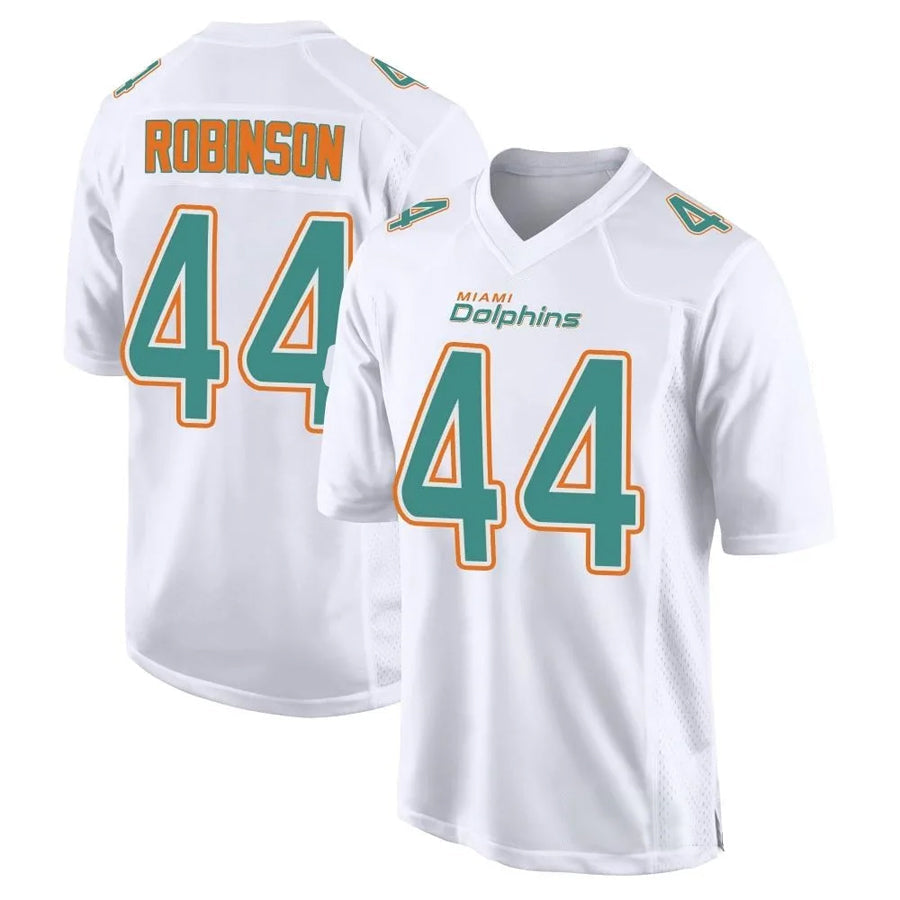 M.Dolphins #44 Chop Robinson Player White Foshion Elite Football Jerseys football jersey product view 1