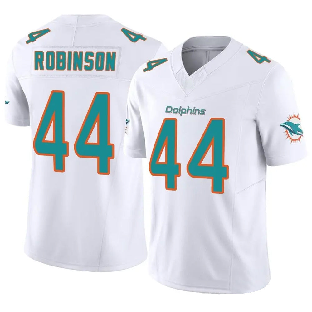 M.Dolphins #44 Chop Robinson Player White Vapor F.U.S.E. Limited Football Jerseys football jersey product view 1