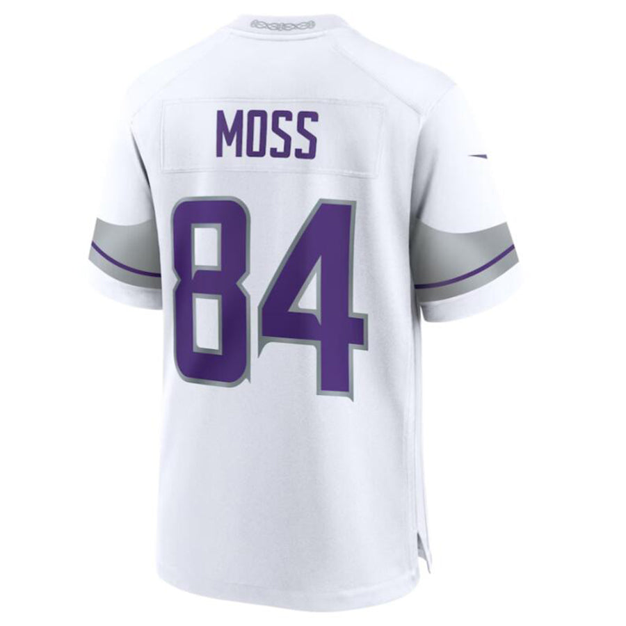 MN.Vikings #84 Randy Moss Player White Game Stitched Football Jerseys football jersey product view 1