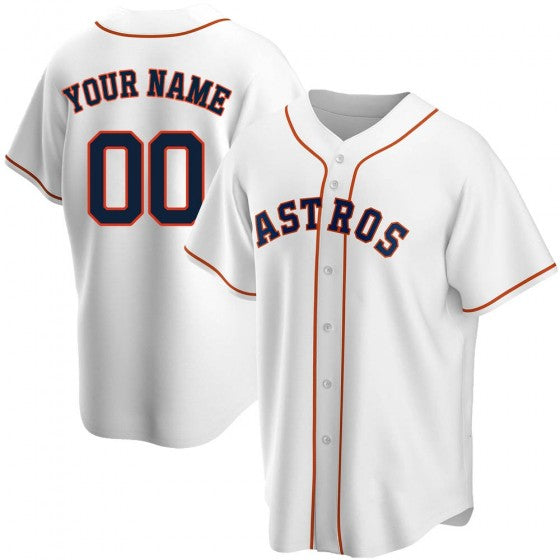 Custom Houston Astros Baseball Jerseys White Stitched Jerseys baseball jersey product view 1