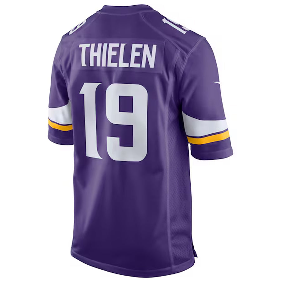 MN.Vikings #19 Adam Thielen Player Purple Home Game Football Jerseys football jersey product view 1