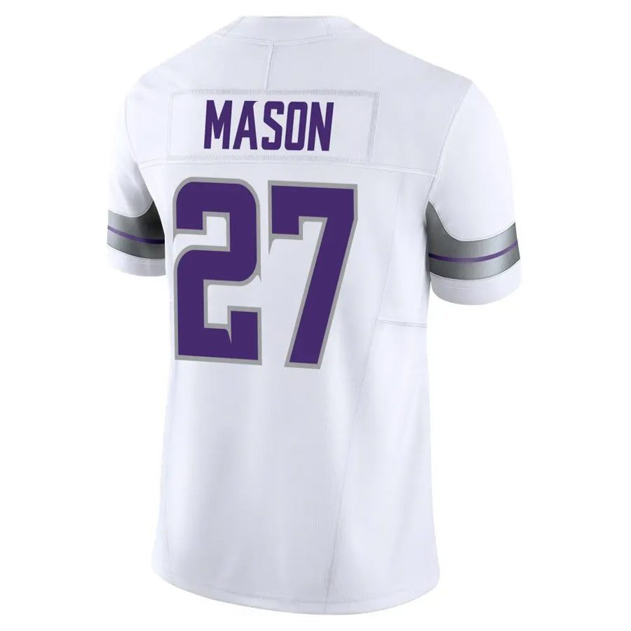MN.Vikings #27 Jordan Mason Player White Alternate Vapor F.U.S.E. Limited Football Jerseys football jersey product view 1